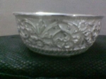 silver bowl